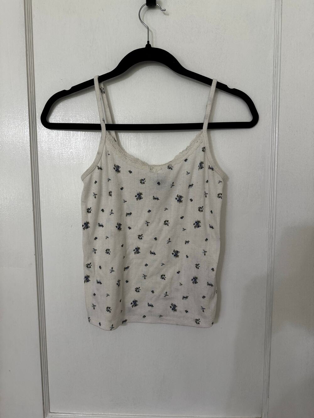 Floral Pointelle Tank Top